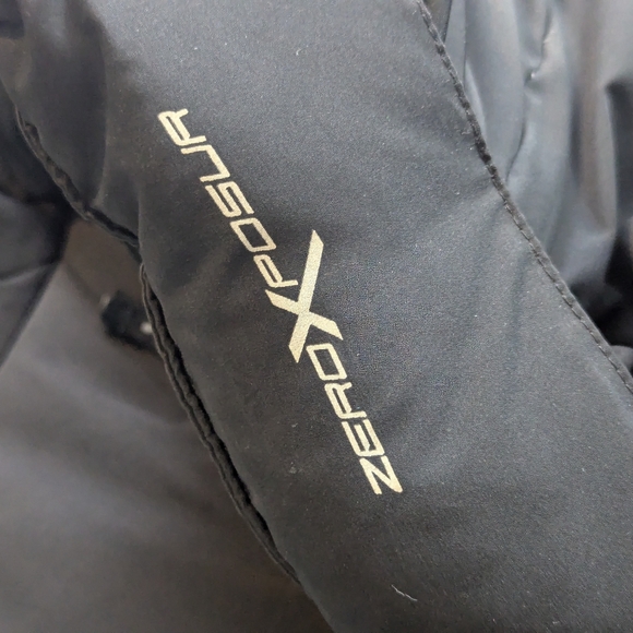 ZeroXposur Ski Puffer Jacket 60% Down. 40% Feathers Black with Hood Large - Picture 8 of 12